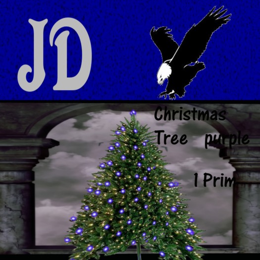 christmas tree purple