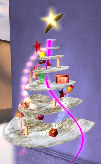 Xmass tree - wall placed