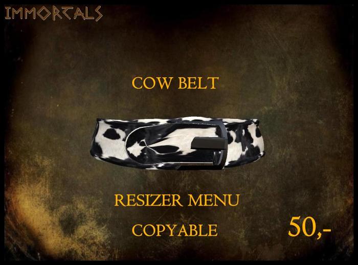 IMMORTALS COW BELT