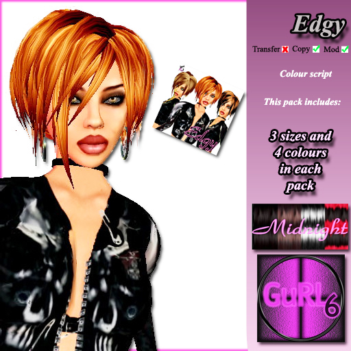 *Gurl6* Edgy - Midnight Pack