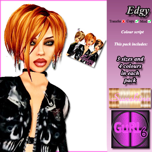 *Gurl6* Edgy - Sunshine Pack