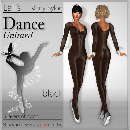 Lali's Dance Unitard Black