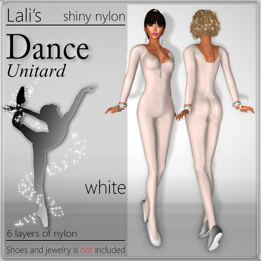 Lali's Dance Unitard White