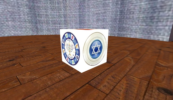Set of four Chanukah Plates