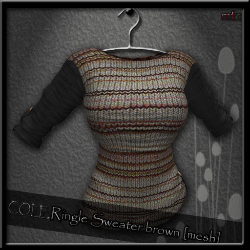 .:COLE:. Ringle-Sweater brown [mesh]