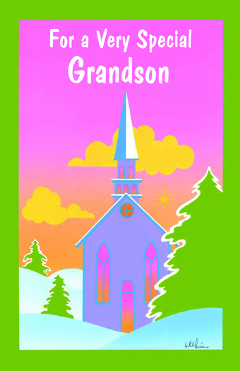 CHRISTMAS CARD GRANDSON