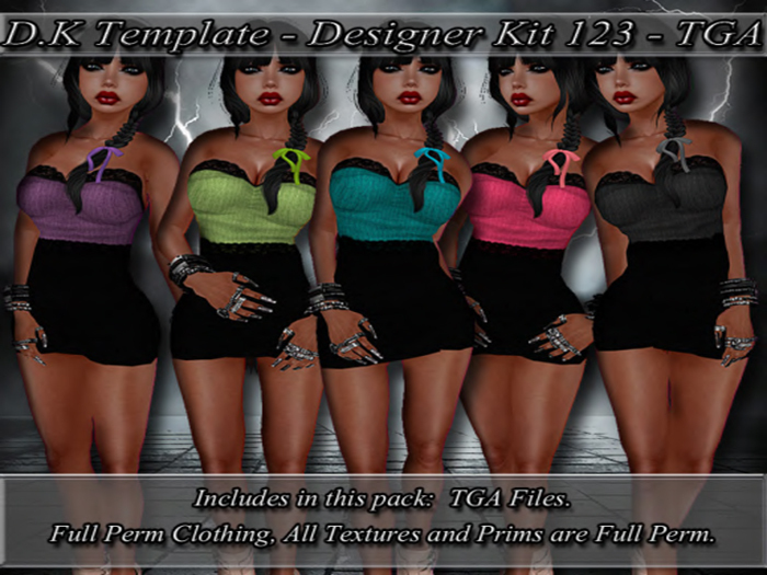D.K Template - Designer Kit 123 - TGA