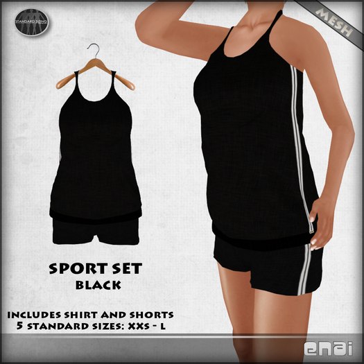 Enai - Sport set black