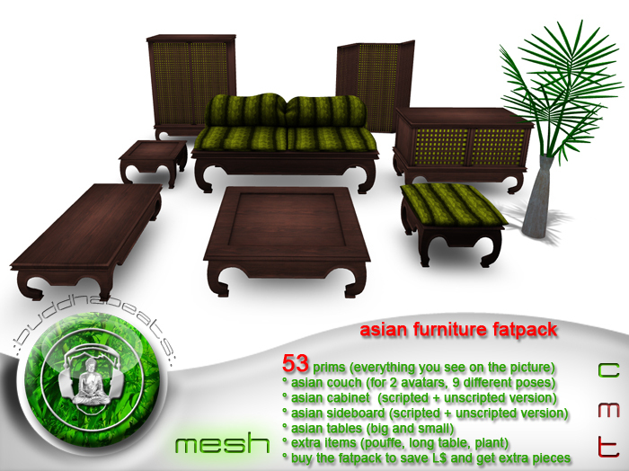 .:buddhabeats:. Asian Furniture Fatpack 2012