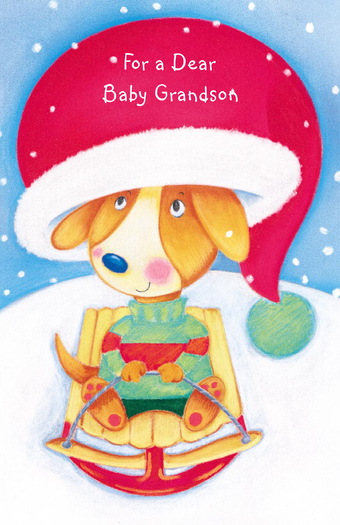 CHRISTMAS CARD GRANDSON