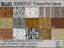 ..::RO!ACT::..DESIGNS 15 Animal Print Textures