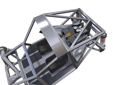 Second Life Marketplace - RALLY CAR KIT - FRAME CAGE Engine Suspension