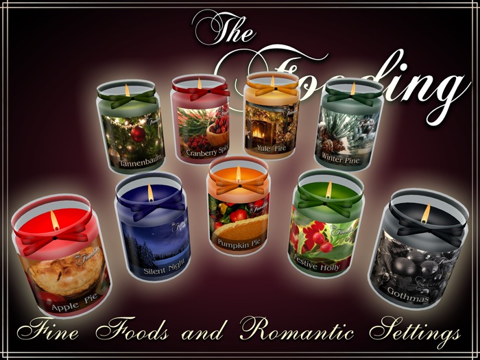 The Fooding:  Scented Candles - full set Winter