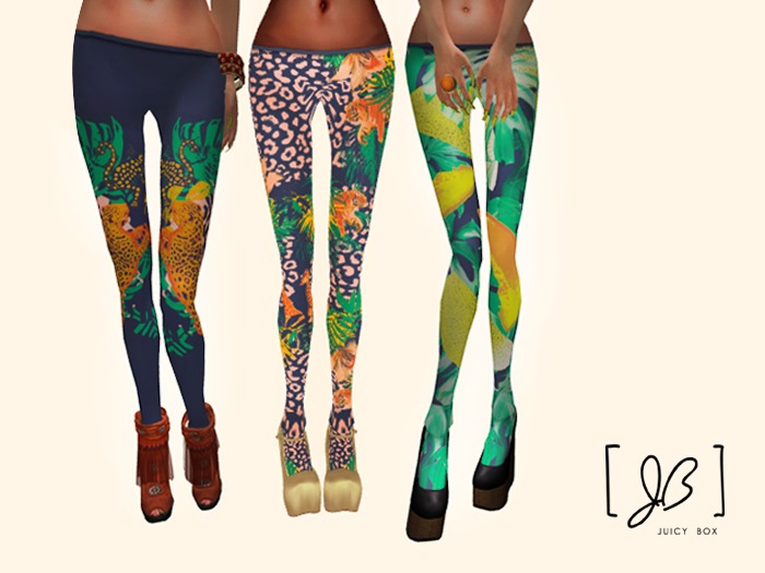 [JB] Juicy Box - Paradise Tights (3 Pack)