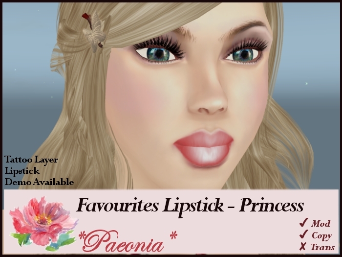  Lipstick - Favourites Lips - Princess *Paeonia*
