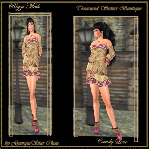 GSC Candy Love Riggs Mesh Dress