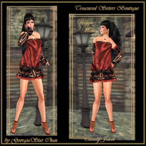 GSC Candy Jewel Mesh Dress