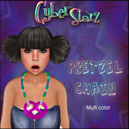 ~>CS<~PRETZEL CHAIN//FUSCHIA MULTI 