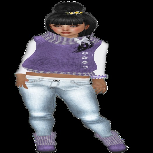 ~>CS<~AUTUMN/PURPLE GRAY AND WHITE