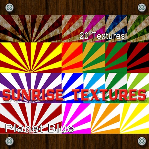 Planet Blue Sunrise Textures