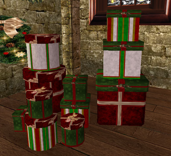 Mesh:11 Gift Boxes Random Mixed Stack, Velvets