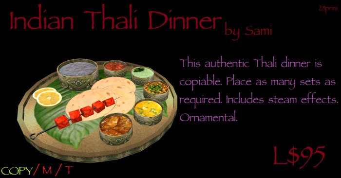 Indian Thali  by sami