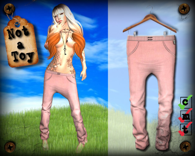 [NaT]-Skinny Slacks Smokey Rose