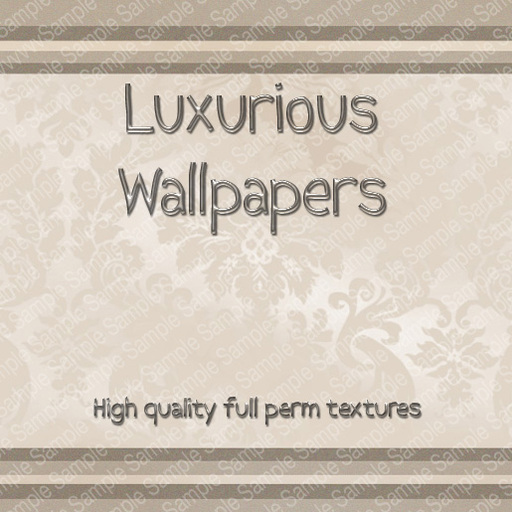 Luxurious Wallpaper Texture Set - 21 Full perm, high quality textures!