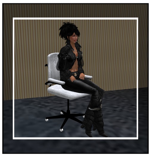 Secretary Chair Boxed (White)