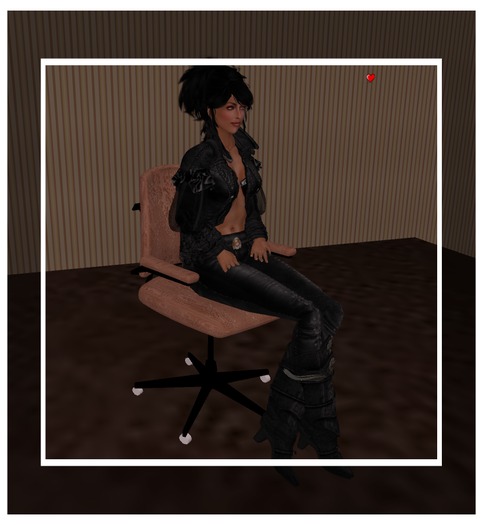 Secretary Chair Boxed (Peach