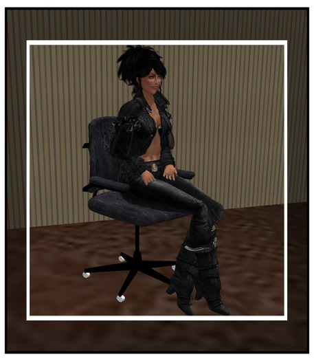 Secretary Chair Boxed (Black)