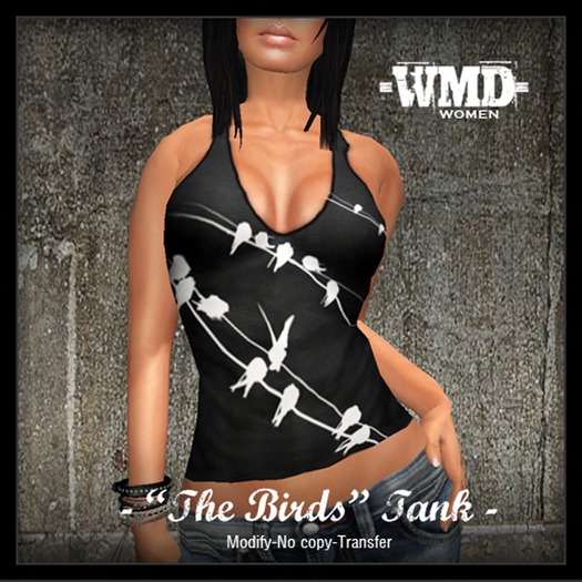 -WMD- "the birds" tank top