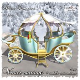 Winter carriage "blue romance" 9 animated cuddle