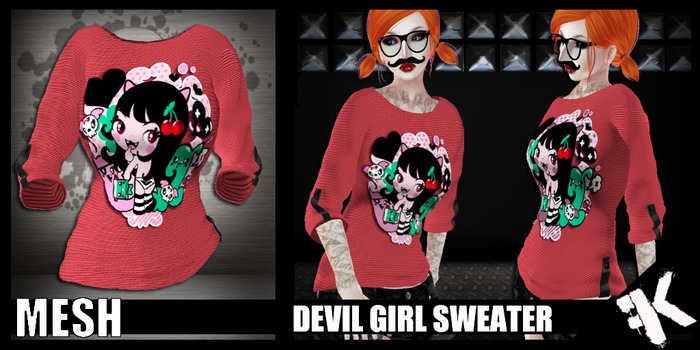 FK! - Devil Girl Sweater