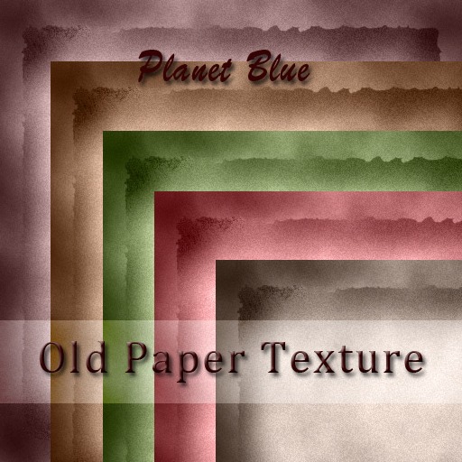 Planet Blue Old Paper Textures