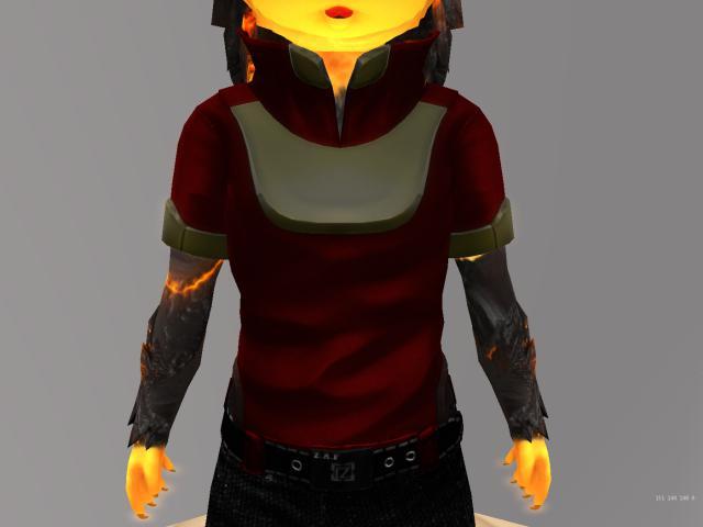 [OCB] Jupitair Shirt Male - Red and Brass Texture