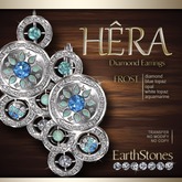 EarthStones Hera Diamond Earrings - Frost (BOXED)