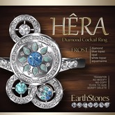 EarthStones Hera Diamond Cocktail Ring - Frost (RING BOX)