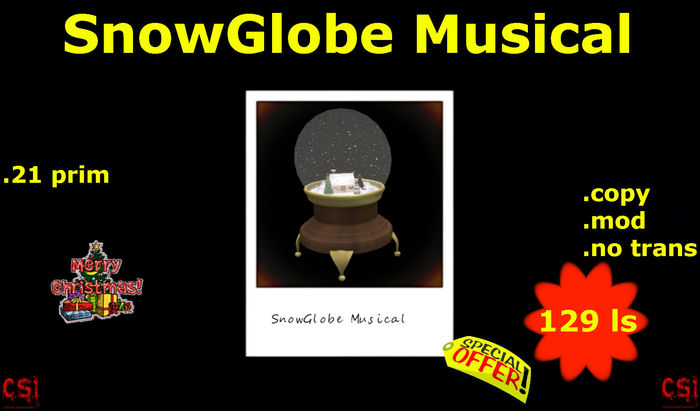 SnowGlobe Musical (box)