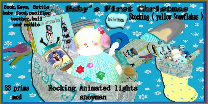 Babys christmas first stocking