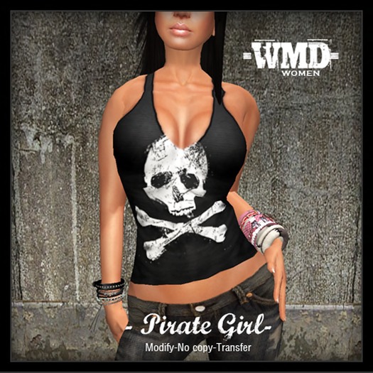 -WMD- pirate girl tank