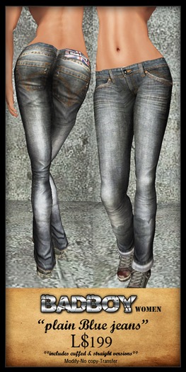 -WMD-plain blue jeans