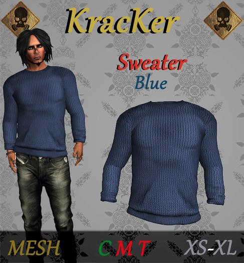 Kracker Sweater - Blue
