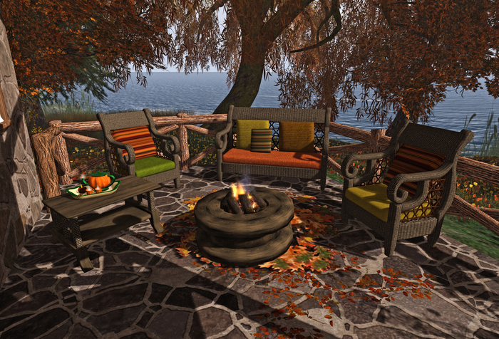 Heart homes Autumn porch set- For outdoors