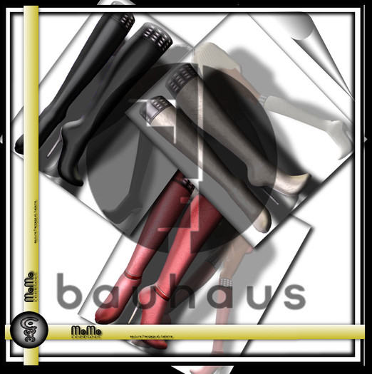 MoMo - Bauhaus boot  [MESH] FATPACK