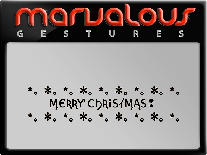 Merry Christmas! GESTURE
