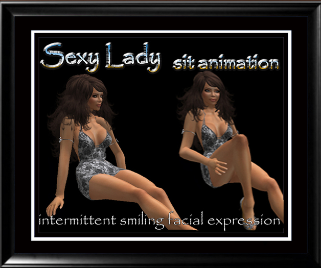 Sexy Lady sit animation