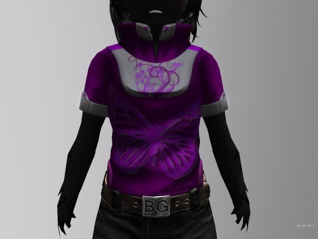 [OCB] Jupitair Shirt Male - Purpple Butterfly