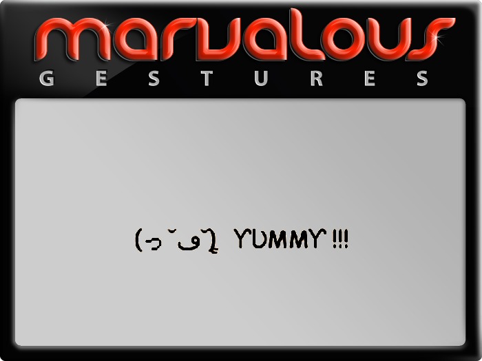 Yummy! GESTURE