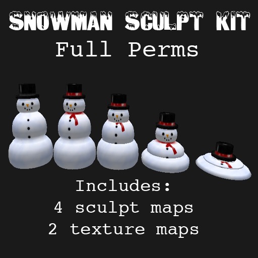 BP Snowman Sculpt Kit FULL PERMS